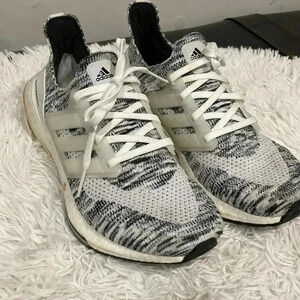 Adidas Ultraboost black and white sneakers size 8